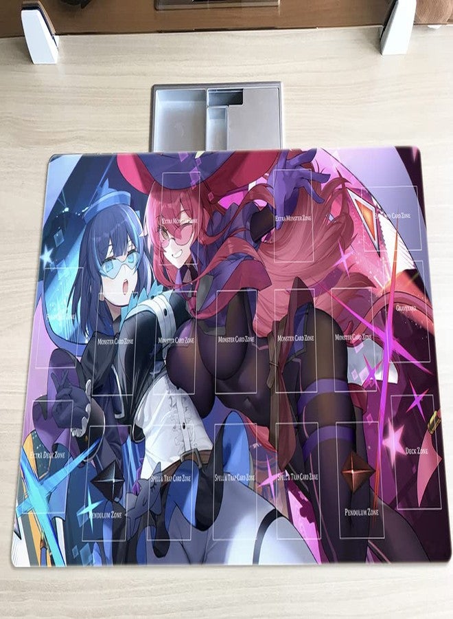 Mlikemat New Mlikemat Duel Playmat Evil Twins Ki-sikil & Lil-la TCG CCG Trading Card Game Mat Free Bag (ZD014-606) - Image 2